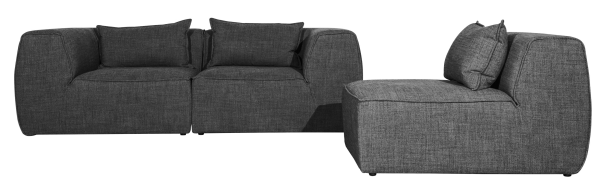 Прямой диван серый Jacklin Прямой диван серый Jacklin